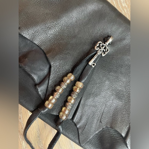 Handmade Black SUPER SOFT Genuine Leather Clip On Hip Bag Fanny Pack Motorcycle - Picture 4 of 13